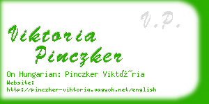 viktoria pinczker business card